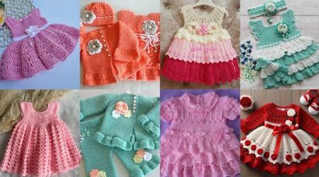 Crochet Trends Frock Design 2024||Crochet Baby Clothes