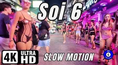 Soi 6 | Pattaya | Slow Motion | 30-09-2024 | 4K Ultra HD 60FPS