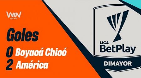 Boyacá Chicó vs. América (goles) | Liga BetPlay Dimayor 2024-2 | Fecha 13