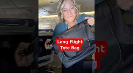 Long Flight Tote Bag I Travel With #nomadlane