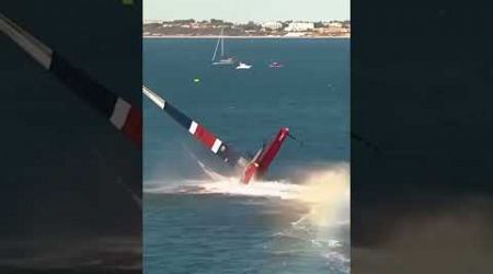 Big pitchpoll #ilca #sailboat #boat #sailing #lasersailing #boating #pitchpoll #crash #sailgp