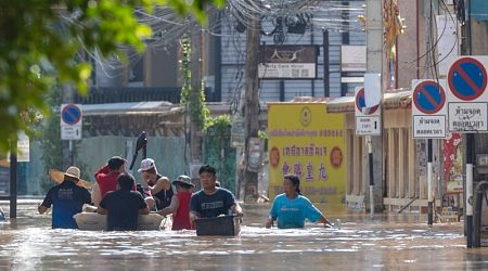 Central Thailand braces for inundation as rain stops in flooded Chiang Mai 