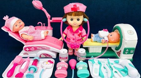 [85 minute video] BABY NURSE DOLL TOYS &amp; MEDICAL TOOLS 