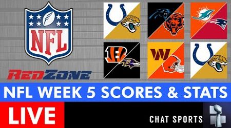 NFL Week 5 RedZone Live Streaming Scoreboard, Highlights, Scores, Stats, News &amp; Analysis