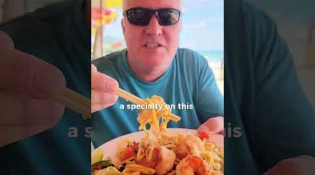 Phuket fried noodle with prawns on Surin beach Thailand #phuket #contentcreator #noodles