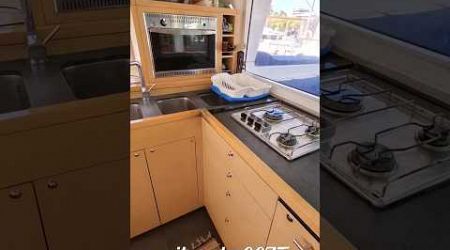 DO CATAMARANS HAVE LIVING QUARTERS? Lagoon Catamaran Interior Spaces #sailing #catamaran #greece #yt