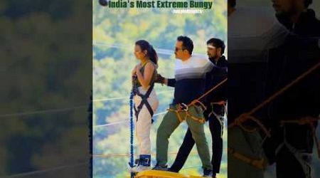 Rishikesh Solo Bungee jumping #jump #trending #shorts #adventure #love #trending #sport #travel