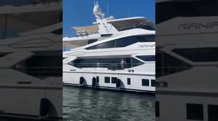 Nigerian Luxurios Rania Boot Yacht Crusinig in High Sea.