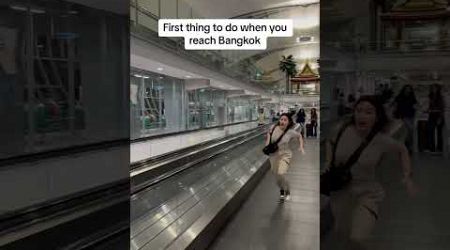 The First thing to do when you reach Bangkok. #thailand