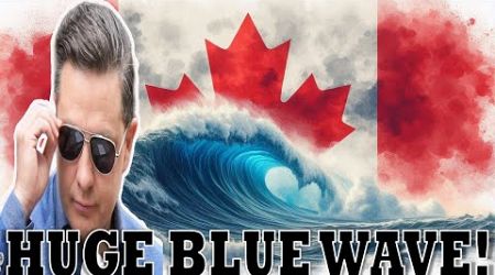 Poll Are Projecting A Massive Blue Wave In Canadian Politics