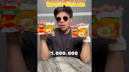 INI BEDANYA! COBAIN INDOMIE INDONESIA vs INDOMIE THAILAND!