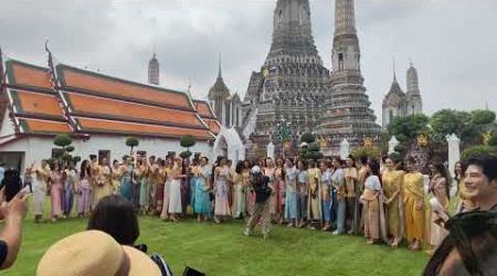 ใส่ชุดไทยสวยมาก/Miss Grand International 2024 | Bangkok SigntSeeing at Wat Arun - 08 Oct. 2024