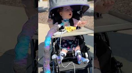 Showing You Aria’s Fancy Medical Stroller