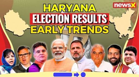 Haryana Election Results | BJP Reaches Halfway Mark In Early Trends | Can Congress Make a Comeback?