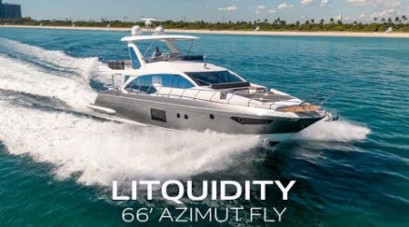 2018 Azimut 66 Fly &quot;Litquidity&quot; for Sale | 26 North Yachts