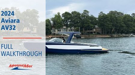 2024 Aviara AV32 | Available Now at MarineMax Lake Norman