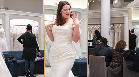 I tried on 3 wedding gowns at Kleinfeld, the bridal shop from 'Say Yes to the Dress,' and was surprised by how much I loved the cheapest one