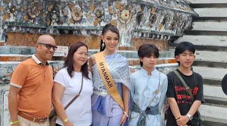 แฟนคลับมิสแกรนด์​น่ารักๆๆๆ / Miss Grand International 2024 | Bangkok SigntSeeing@Wat Arun #MGI2024