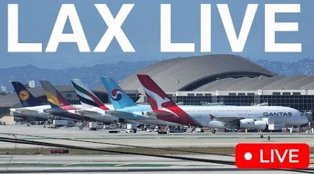 LAX LIVE | KLAX | LOS ANGELES INTERNATIONAL AIRPORT PLANE SPOTTING WEBCAM LIVE STREAM