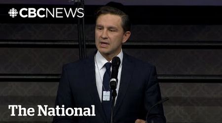 Poilievre gets political during Oct. 7 ceremony speech