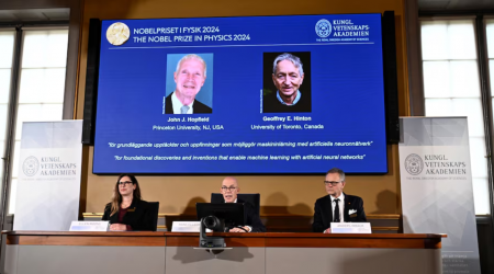 Nobel physics prize 2024 won by AI pioneers John Hopfield and Geoffrey Hinton