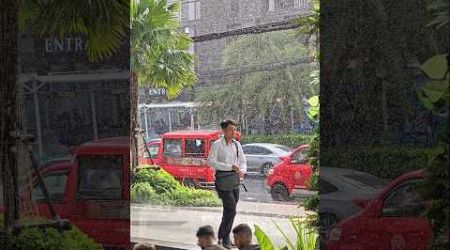 Raining in Phuket Bangla Road Thailand 