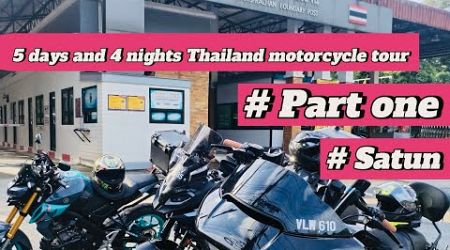 Phuket island 5d4n Thailand motorcycle tour part one #motorcycle #malaysiabiker #travel #motorvlog