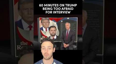 Trump HUMILIATED after CANCELING 60 Minutes Interview