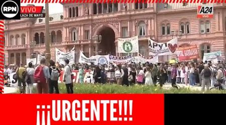 ¡¡¡URGENTE!!! PROTESTA DE MÉDICOS FRENTE A CASA DE GOBIERNO