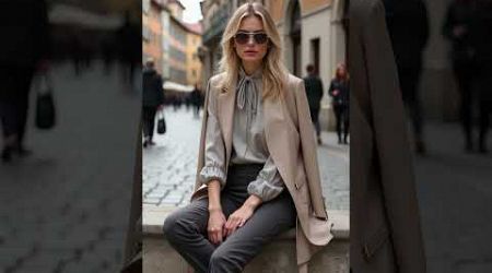 Top Autumn Street Fashion Trends 2024: Must-Haves for Autumn Winter! #shorts