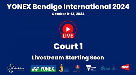 YONEX Bendigo International 2024 - 9 October - Court 1