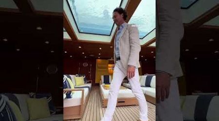 See the glass bottom pool of HBC yacht! 