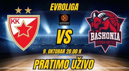 C.ZVEZDA-BASKONIJA! EVROLIGA! 9. Oktobar! 20.00 h PRATIMO UŽIVO ! #crvenazvezdakk #euroleague