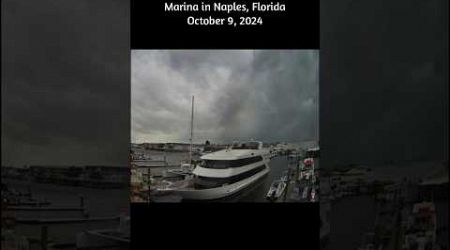 Yacht vs Hurricane Milton #florida #hurricane #yacht #naples #marina