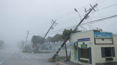 Hurricane Milton marches across central Florida, destroying homes