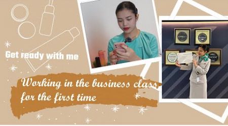 Working in the business class for the first time || Falcon gold business class Crew