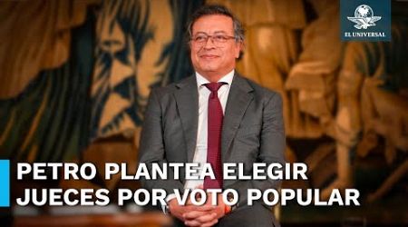 Gustavo Petro plantea la elección de jueces por voto popular propuesta en México