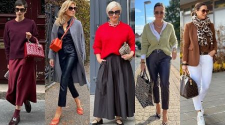 Natural Older Women OVER 50 60 70 |New Trends Fashion For Women |Autumn/ Winter|Fall Fashion 2024