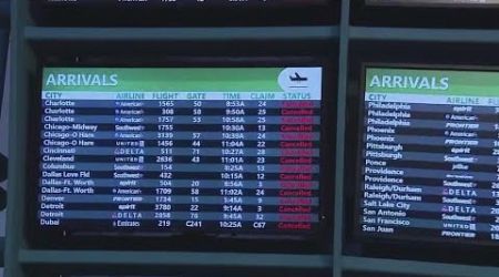 Hurricane Milton impacting air travel