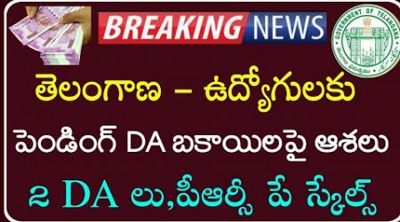 Telangana Government Employees latest breaking news | పెండింగ్ DA లు పై నిర్ణయం ఫైనల్ ఏది |PRC,DA,DR