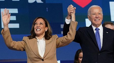 Harris says Biden 'courageous' for choosing to step aside