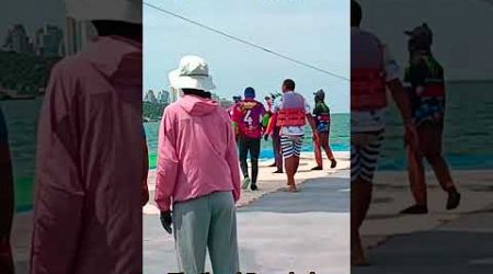 PATTAYA boat parachute flying THAILAND #bangkok #pattaya #thailand #trending #funny #shorts