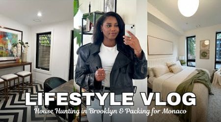 NYC LIFESTYLE VLOG: House Hunting in Brooklyn, Packing for Monaco &amp; Dinner at Eataly ✨ MONROE STEELE