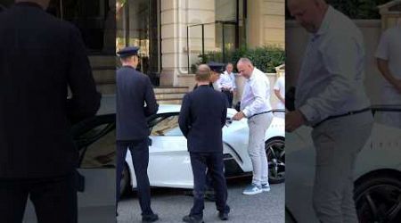 Billionaire gentleman entering his exclusive Italdesign in Monaco #monaco #luxury #lifestyle #fyp