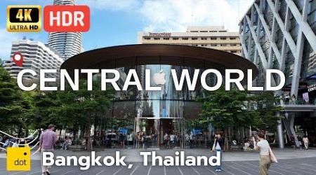 4K HDR | Walking CentralWorld: Bangkok’s Largest Shopping and Lifestyle Destination | Bangkok