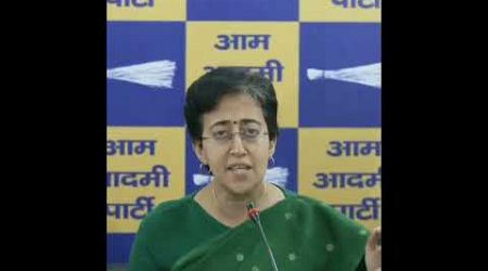 Atishi said that Arvind Kejriwal always conspires against the central government