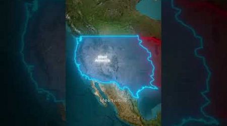 What if the USA Split into Two Countries? #geography #map #education