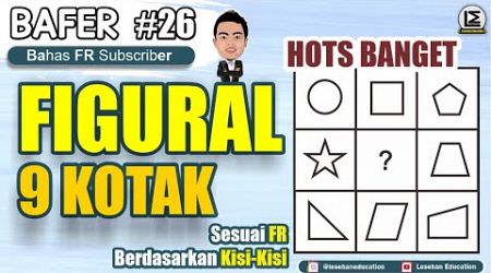 FIGURAL 9 KOTAK - Soal ini Asli Keluar !!! FR SKD CPNS 2024