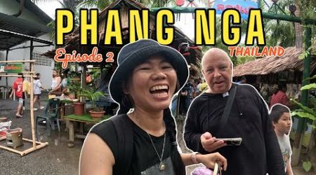 Phang Nga Local Weekend Market. Part2/3 |PHANG NGA THAILAND