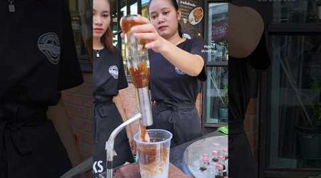 coke jelly making machine in Thailand #streetfood #Shorts